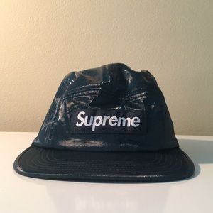 Dark Blue Reflective Supreme Hat